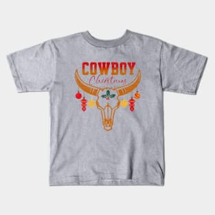 Cowboy Christmas Kids T-Shirt